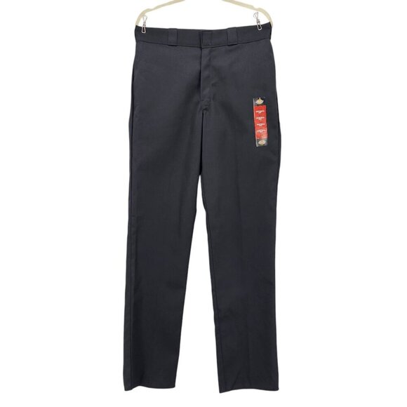 NWT Dickies 874 Original Fit Straight Leg Black Canvas Pants Mens 34UU 34X37 - Picture 10 of 10